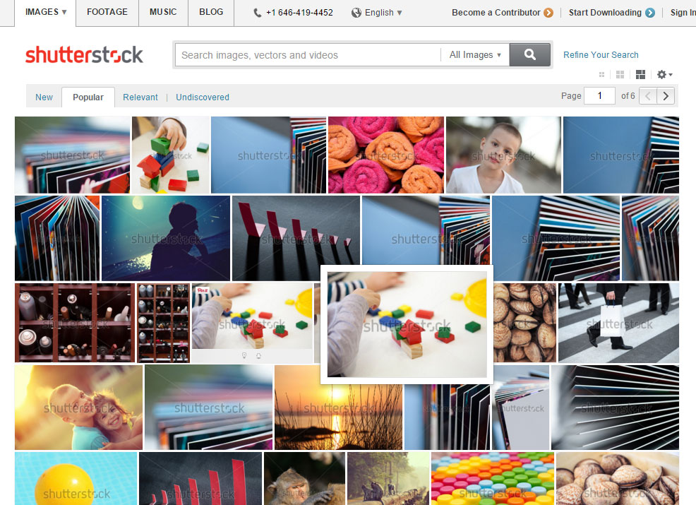Shutterstock print screen