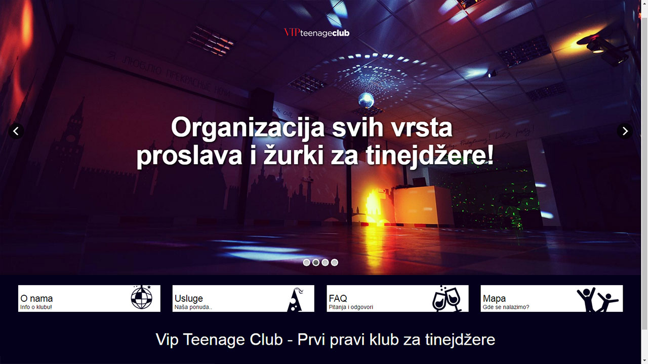 vip teenage club print screen