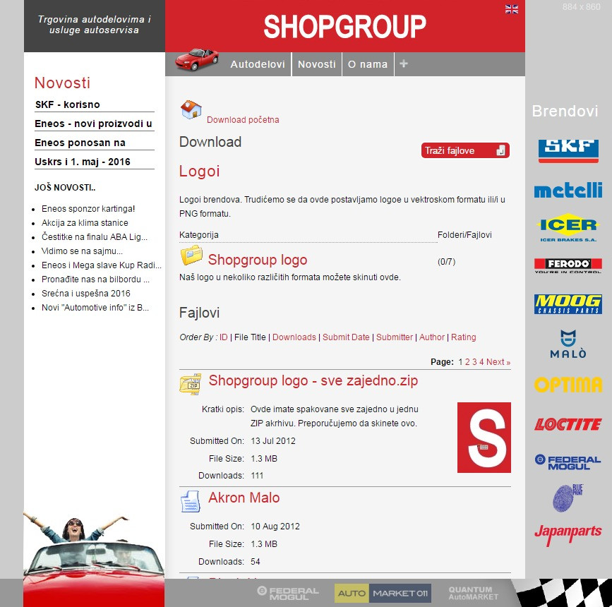 Shopgroup sajt